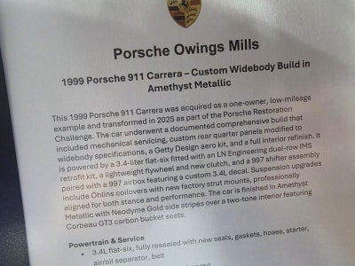 1999 Porsche 911 Carrera