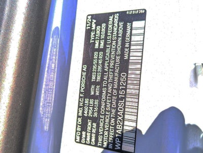 2025 Porsche Macan Electric 4S