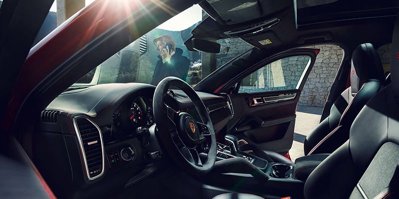 Porsche Cayenne model interior view
