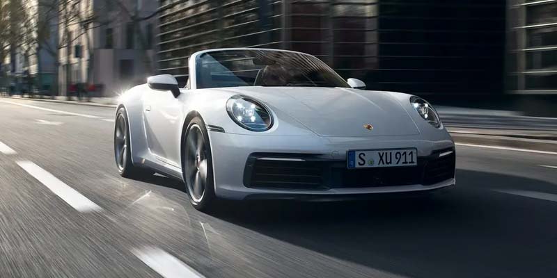 Porsche 911 model front view