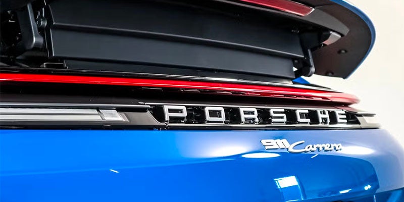 Blue 911 Carrera Details