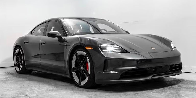 Black 2025 Porsche Taycan