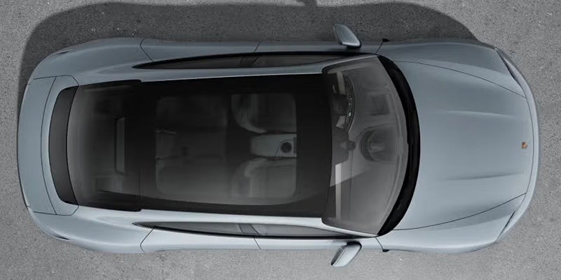 Porsche Taycan Top View