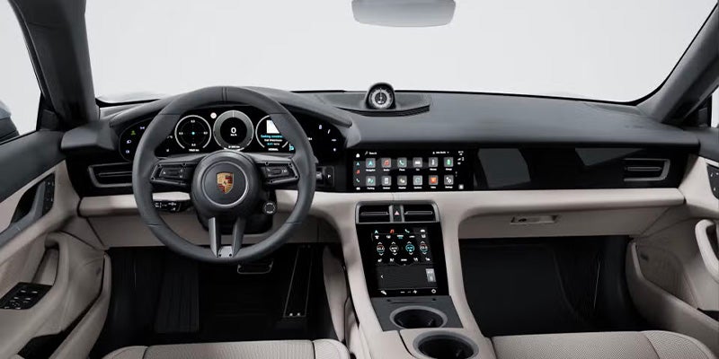 Porsche Taycan Dashboard Overview