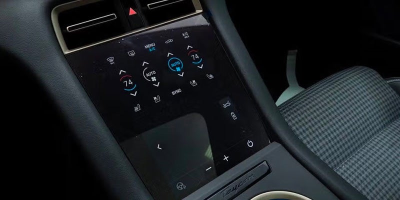 Porsche Taycan Center Console Details