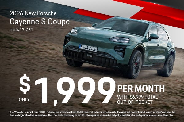 2026 New Porsche Cayenne S Coupe