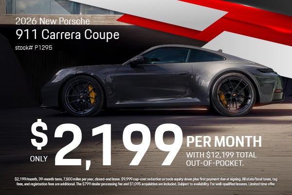2026 New Porsche 911 Carrera Coupe